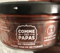 Puree fine de betterave