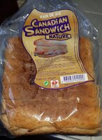 Pain de mie Canadian sandwich nature