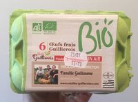 Oeufs frais Guillierois bio