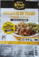 Lamelles de kebab