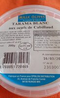 Tarama blanc mille olives