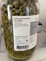 Petits pois extra-fins au naturel