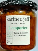 Tajine de lentilles et potimarron