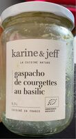 Gaspacho de courgettes au basilic