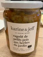 Ragout de petits pois aux herbes du jardin