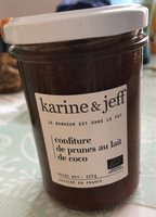 Confiture de prunes au lait de coco