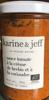 Sauce tomate à la crème de brebis et à la coriandre