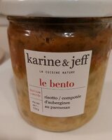 Le bento risotto, compotée d'aubergines au parmesan