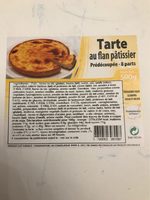 Tarte au flan pâtissier