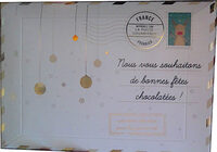 Enveloppe de Noël Dorée