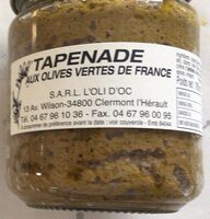 Tapenade olives vertes