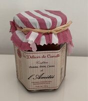 Confiture de l'Amitié, Pomme Poire Cassis