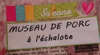 Museau de porc à l'échalote