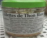 Rillettes de thon blanc