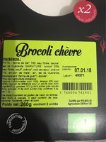 La tartelette Brocoli chèvre