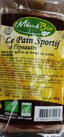 Le pain sportif à l'épeautre
