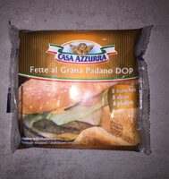 Grana padano pasteurisé CASA AZZURRA, 29%mg, 8 tranches
