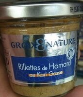 Rillettes de Homard au Kari Gosse