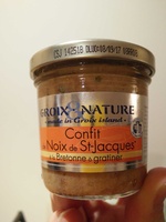 Confit de Noix de St-Jacques à la Bretonne à gratiner