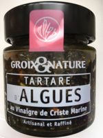 Tartare d'algues au vinaigre de criste marine