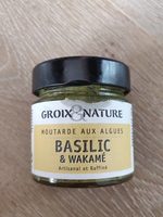 Moutarde aux algues Basilic et Wakame