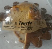 Tourte aux pépites de chocolat