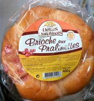 Brioche aux pralinettes traditionnelle, l'unite de