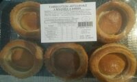 6 bouchées à garnir