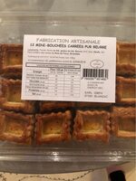 12 mini bouchées carrées pur beurre