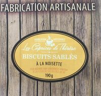 Biscuits sablés à la noisette