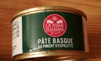 Pâté Basque au piment d'Espelette