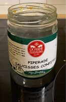 Piperade saucisses confites