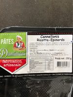 Cannellonis ricotta epinards