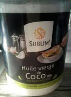 Huile vierge de Coco