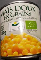 Maïs doux en grains