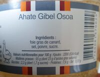 Foie gras entier de canard