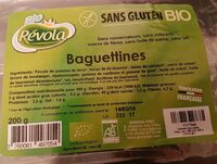 Baguettines sans Gluten