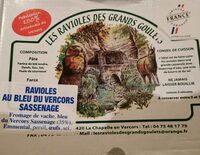 Ravioles au bleu du Vercors Sassenage