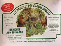 Ravioles aux epinards