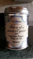 Fleur de sel au piment d'Espelette