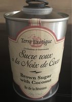 Sucre roux à La Noix De Coco