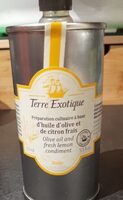 Huile d'olive et citron frais