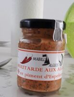 Moutarde aux algues et piment d'espelette