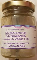 Moutarde à l'ancienne aromatisée à la Violette