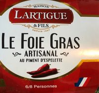 Fois gras au piment d'espelette