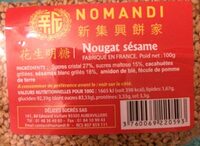 Nougat sesame