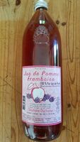 Jus de pomme framboise