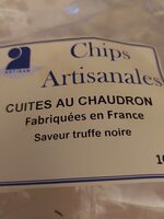 Chips artisanales saveur truffe noire