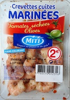 Crevettes cuites marinées