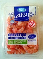 Crevettes décortiquées nature